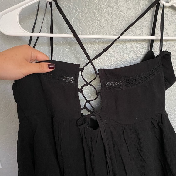 F21 Lace Up Skater Dress - Picture 3 of 4